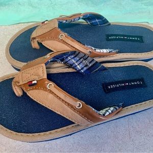 Tommy Hilfiger Little Danny boat flip flops